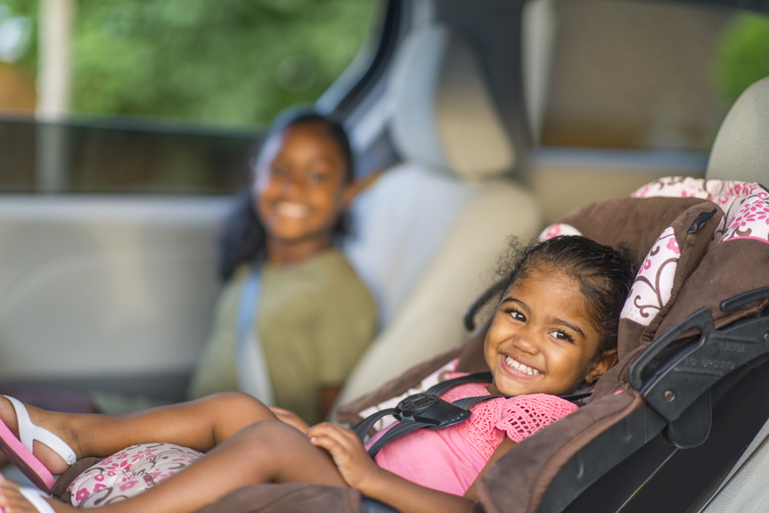 Child in car seat