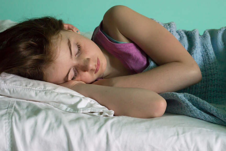 Young girl sleeping