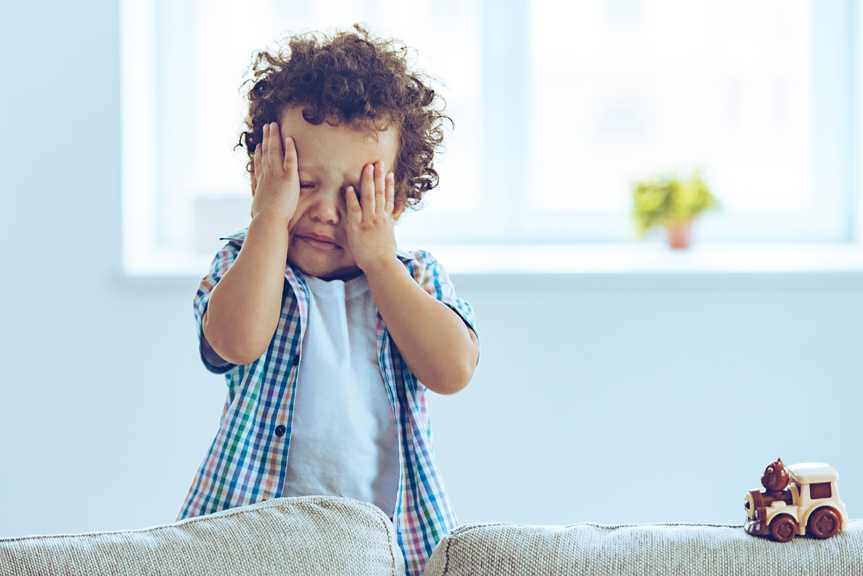 Child tantruming
