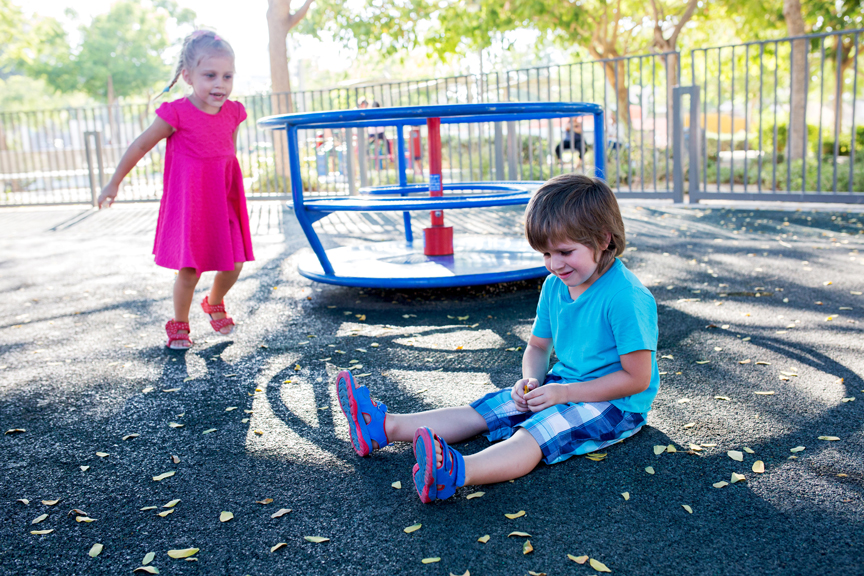 Children on playground